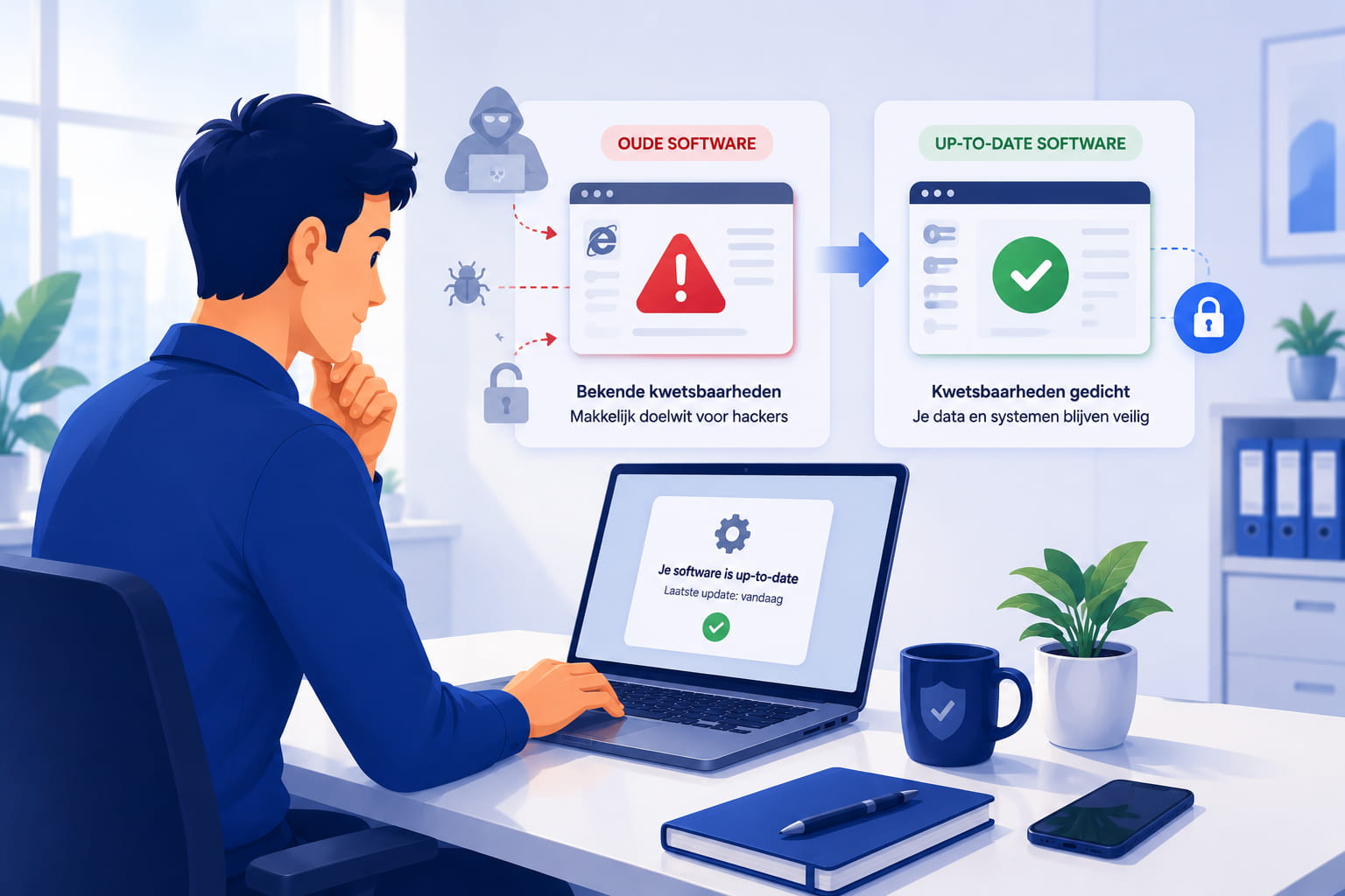 Waarom oude software een groot beveiligingsrisico is