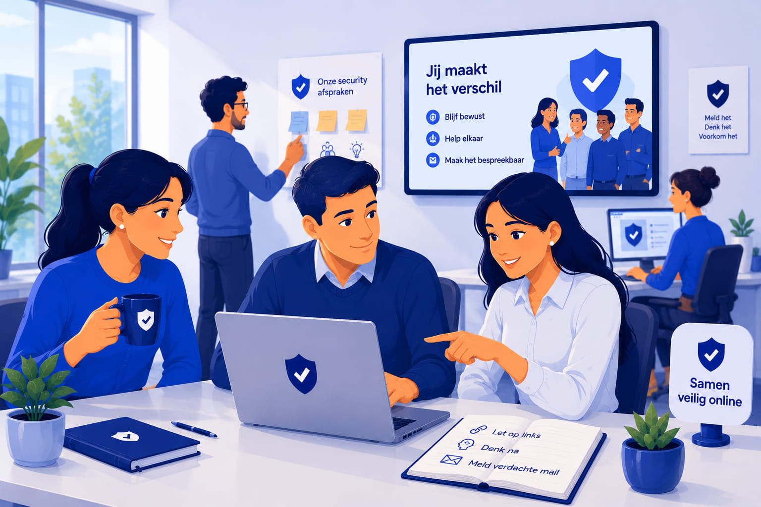 Hoe je medewerkers betrekt bij digitale veiligheid