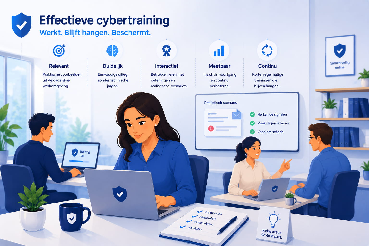 Wat een effectieve cybertraining voor bedrijven inhoudt